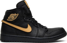 Load image into Gallery viewer, Nike Air Jordan 1 High BMH 2017 Black Gold Shoes Basketball Men Sale Size US 7, 8, 8.5, 9, 10, 11, 12, 13