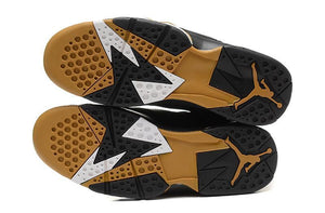 Nike Air Jordan 7 Black Gold Shoes Basketball Men Size US 7 - 13