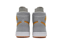 Load image into Gallery viewer, Nike Air Jordan 1 High Retro Flyknit Grey Orange Shoes Basketball Men Size US 7 - 13