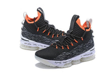 Load image into Gallery viewer, Nike Lebron XV 15 Black White Orange Men Shoes Sale Size US7,8,8.5,9,10,11,12