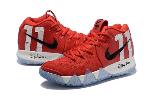 Nike Kyrie 4 'Boston University' PE Basketball Shoes Sneaker Sale Size US 7,8,8.5,9.5,10,11,12