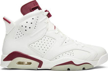 Load image into Gallery viewer, Nike Air Jordan 6 Retro &#39;Maroon&#39; 2015 White Bordeaux Men Shoes Sale Size US 7, 8, 8.5, 9, 10, 11, 12, 13