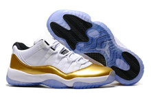 Load image into Gallery viewer, Nike Air Jordan 11 Retro Low White Metallic Gold Coin Basketball Men Size US 7 - 13