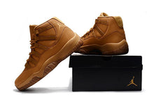 Load image into Gallery viewer, Nike Air Jordan 11 Retro Wheat Ginger Gum Yellow Basketball Men Size US 7 - 13