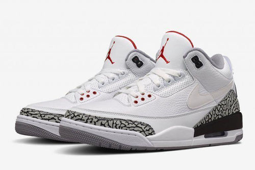 Nike Air Jordan 3 Retro Katrina White Cement Back Red Men Shoes Sale Size US 7, 8, 8.5, 9, 10, 11, 12, 13