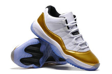 Load image into Gallery viewer, Nike Air Jordan 11 Retro Low White Metallic Gold Coin Basketball Men Size US 7 - 13