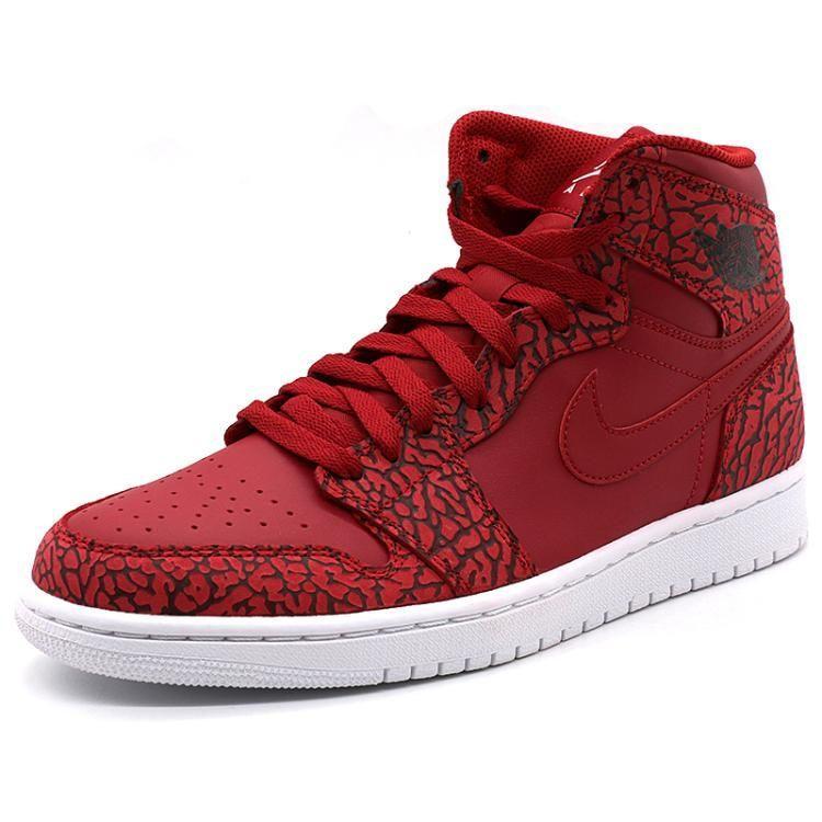 Nike Air Jordan 1 High Red Elephant Shoes Basketball Men Sale Size US 7, 8, 8.5, 9, 10, 11, 12, 13