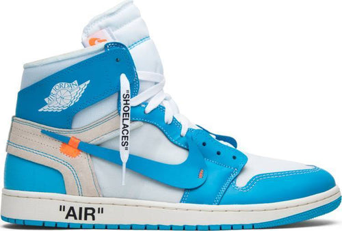 OFF-WHITE x Air Jordan 1 Retro High OG 'UNC' Shoes Basketball Men Sale Size US 7, 8, 8.5, 9, 10, 11