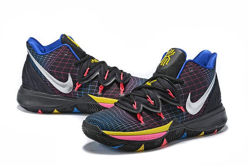 Kyrie 5 Neon Black Caro Basketball Shoes Men Sale Size US 7,8,8.5,9.5,10,11,12