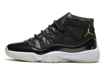 Load image into Gallery viewer, Nike Air Jordan Men 11 Black White Gold Basketball Men Size US 7 - 13