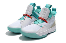 Load image into Gallery viewer, Nike Air Jordan 33 White Black Green Men Shoes Sale Size US 7,8,8.5,9.5,10,11,12