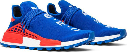 Pharrell x N.E.R.D. x NMD Human Race Trail Blue Shoes Men Women Sneaker Sale All Size US 7-11