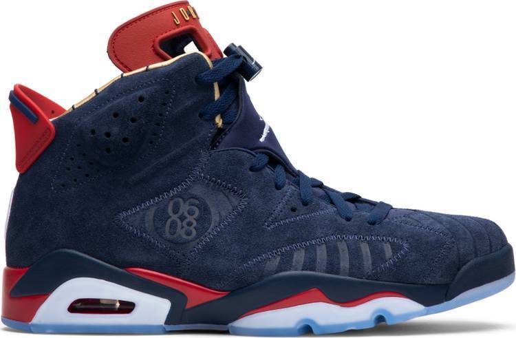 Nike Air Jordan 6 Retro 'Doernbecher' 2019 Mid Night Navy White Men Shoes Sale Size US 7, 8, 8.5, 9, 10, 11, 12, 13