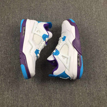 Load image into Gallery viewer, Nike Air Jordan 4 Retro “Hornets” White Blue Purple Basketball Men Size US 7 - 13