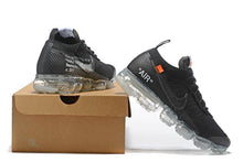 Load image into Gallery viewer, OFF WHITE x Nike Air Vapormax Black  Shoes Sneakers Men Sale Size US 7, 8, 8.5, 9, 10, 11