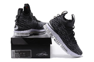 Nike Lebron XV 15 "Ashes" Grey White Men Shoes Sale Size US7,8,8.5,9,10,11,12