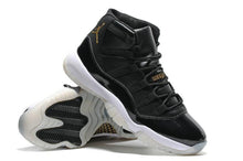 Load image into Gallery viewer, Nike Air Jordan Men 11 Black White Gold Basketball Men Size US 7 - 13