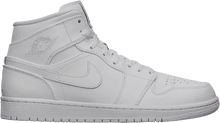 Load image into Gallery viewer, Nike Air Jordan 1 Mid White Shoes Basketball Men Size US 7, 8, 8.5, 9, 10, 11, 12, 13