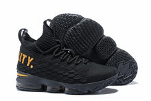 Load image into Gallery viewer, Nike Lebron XV 15 Black Equality Black Men Shoes Sale Size US7,8,8.5,9,10,11,12