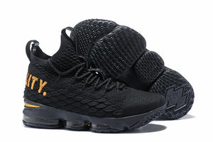 Nike Lebron XV 15 Black Equality Black Men Shoes Sale Size US7,8,8.5,9,10,11,12