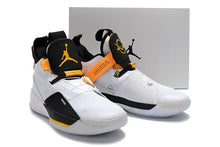 Load image into Gallery viewer, Nike Air Jordan 33 White Black Yellow Men Shoes Sale Size US 7,8,8.5,9.5,10,11,12