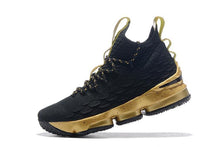 Load image into Gallery viewer, Nike Lebron XV 15 Black Gold Men Shoes Sale Size US7,8,8.5,9,10,11,12