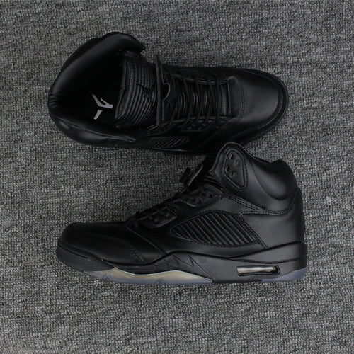Nike Air Jordan 5 Super Black Men Shoes Sale Size US 7, 8, 8.5, 9, 10, 11, 12, 13