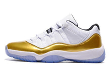 Load image into Gallery viewer, Nike Air Jordan 11 Retro Low White Metallic Gold Coin Basketball Men Size US 7 - 13
