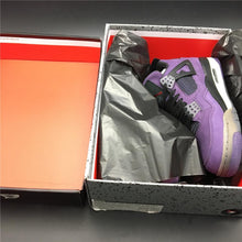 Load image into Gallery viewer, Nike Air Jordan 4 Retro Travis Scott Purple Dynasty Var Red Black Men Shoes Sale Size US 7, 8, 8.5, 9, 10, 11, 12, 13