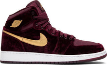 Load image into Gallery viewer, Nike Air Jordan 1 High Heiress GG &#39;Velvet&#39; Shoes Basketball Men Sale Size US 7, 8, 8.5, 9, 10, 11, 12, 13