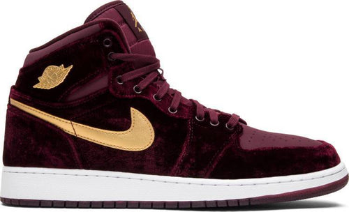 Nike Air Jordan 1 High Heiress GG 'Velvet' Shoes Basketball Men Sale Size US 7, 8, 8.5, 9, 10, 11, 12, 13