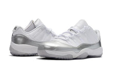 Load image into Gallery viewer, Nike Air Jordan 11 Retro Low White Metallic Silver Basketball Men Size US 7 - 13