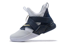 Load image into Gallery viewer, Nike Lebron Soldier XII 12 SFG EP White Grey Blue Shoes Sale Size US7,8,8.5,9,10,11,12