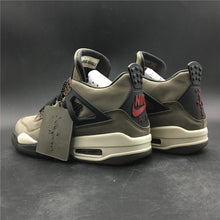 Load image into Gallery viewer, Nike Air Jordan 4 Retro Travis Scott Dark Mocha Sail Cool Grey Vred Men Shoes Sale Size US 7, 8, 8.5, 9, 10, 11, 12, 13
