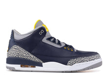 Load image into Gallery viewer, Nike Air Jordan 3 Retro Michigan PE Men Shoes Sale Size US 7, 8, 8.5, 9, 10, 11, 12, 13