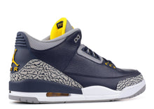 Load image into Gallery viewer, Nike Air Jordan 3 Retro Michigan PE Men Shoes Sale Size US 7, 8, 8.5, 9, 10, 11, 12, 13