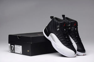 Nike Air Jordan 12 Retro 'Playoff' 2004 Black White Shoes Basketball Men Sale Size US 7 - 13