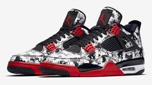 Load image into Gallery viewer, Nike Air Jordan 4 Tatoos Black White Red Basketball Men Size US 7 - 13