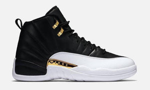Nike Air Jordan 12 Retro 'Wings' Black White Gold Shoes Basketball Men Sale Size US 7 - 13