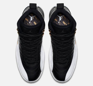 Nike Air Jordan 12 Retro 'Wings' Black White Gold Shoes Basketball Men Sale Size US 7 - 13