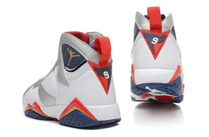 Nike Air Jordan 7 Retro White Navy Red Shoes Basketball Men Size US 7 - 13