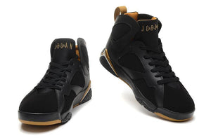 Nike Air Jordan 7 Black Gold Shoes Basketball Men Size US 7 - 13