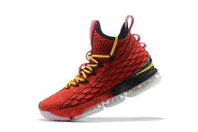 Load image into Gallery viewer, Nike Lebron XV 15 Red Yelow Black Bordeaux Men Shoes Sale Size US7,8,8.5,9,10,11,12