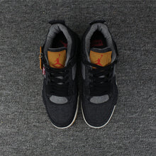 Load image into Gallery viewer, Nike Air Jordan 4 Retro Levis Black Basketball Men Size US 7 - 13