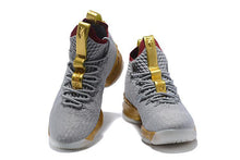 Load image into Gallery viewer, Nike Lebron XV 15 Grey Gold Bordeaux Men Shoes Sale Size US7,8,8.5,9,10,11,12