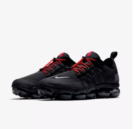Nike Air Vapormax Run Utility Black Red Shoes Sneakers Men Sale Size US 7, 8, 8.5, 9, 10, 11