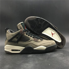 Load image into Gallery viewer, Nike Air Jordan 4 Retro Travis Scott Dark Mocha Sail Cool Grey Vred Men Shoes Sale Size US 7, 8, 8.5, 9, 10, 11, 12, 13