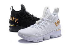 Load image into Gallery viewer, Nike Lebron XV 15 Equality Black White Men Shoes Sale Size US7,8,8.5,9,10,11,12