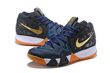 Load image into Gallery viewer, Nike Kyrie 4 Black Navy Gold Basketball Shoes Sneaker Sale Size US 7,8,8.5,9.5,10,11,12