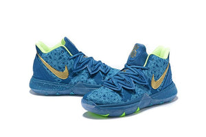 Kyrie 5 Navy Gold Basketball Shoes Men Sale Size US 7,8,8.5,9.5,10,11,12